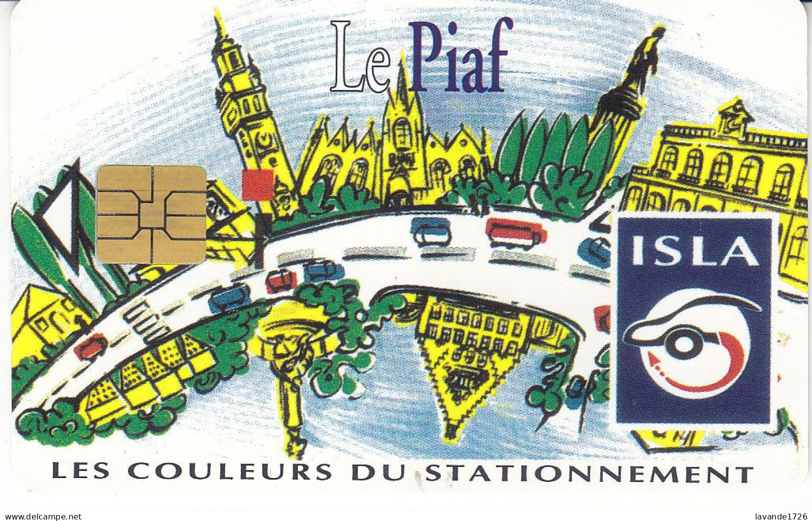 PIAF De LILLE 200 Unites Sans Date Ni Tirage Adresse 1 Rue Danton Paris - Cartes De Stationnement, PIAF