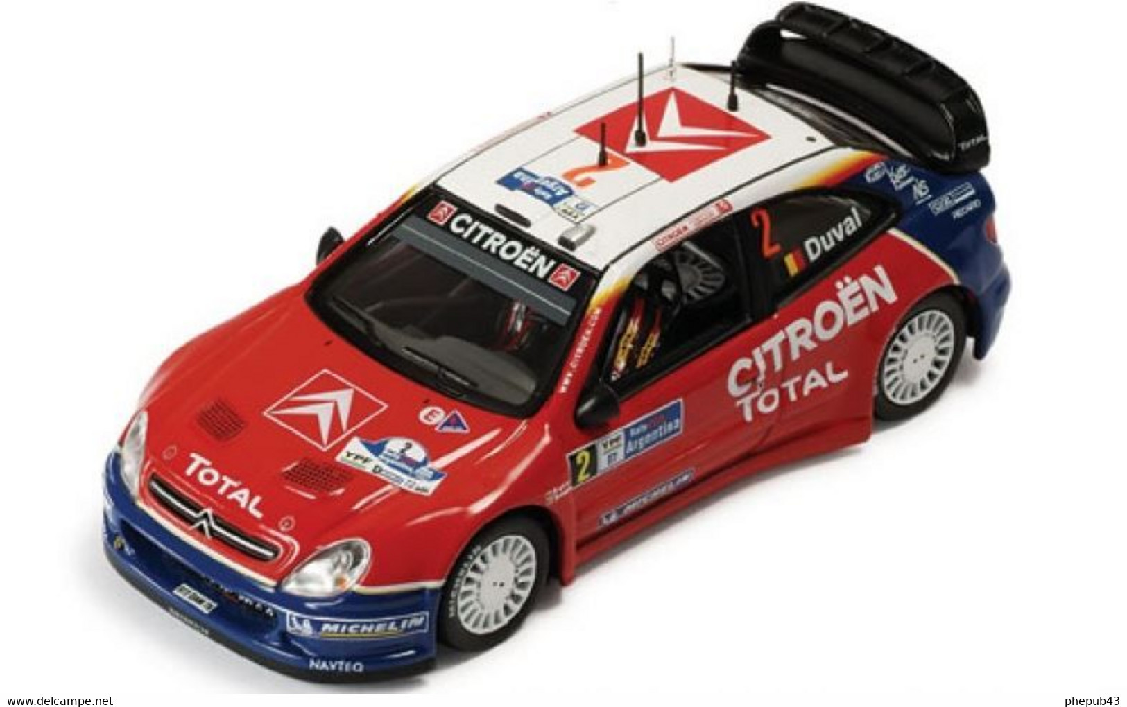 Citroën Xsara WRC - François Duval/Sven Smeets - Rally Argentina 2005 #2 - Ixo - Ixo