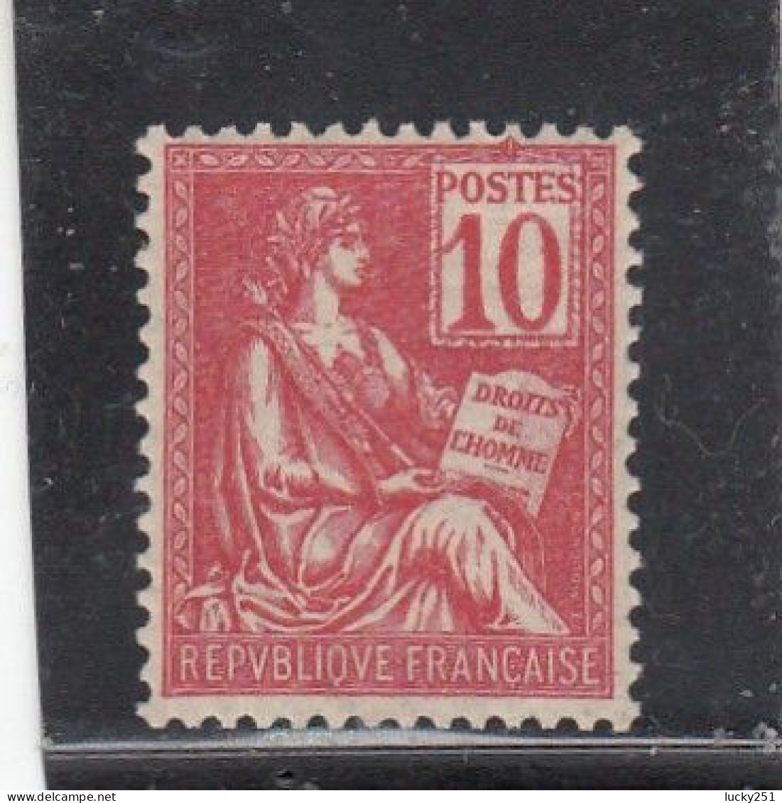 France - Année 1900-01 - Neuf** -  N°YT 112** - Type Mouchon - 10c Rose - Neufs