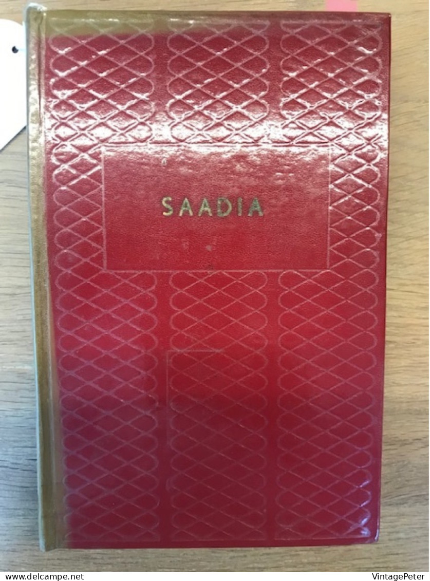 Saadia - F. D'auteville, 1955 (vertaald Uit Het Frans 'Echec Au Destin) - Theater