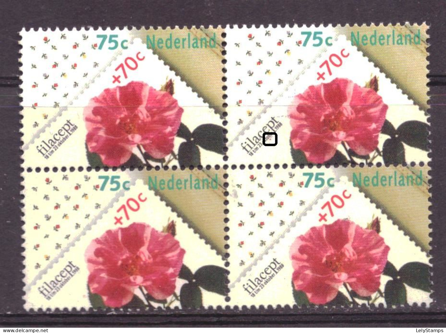 Nederland / Niederlande / Pays Bas NVPH 1397 PM Plaatfout Plate Error MNH ** (1988) - Variedades Y Curiosidades