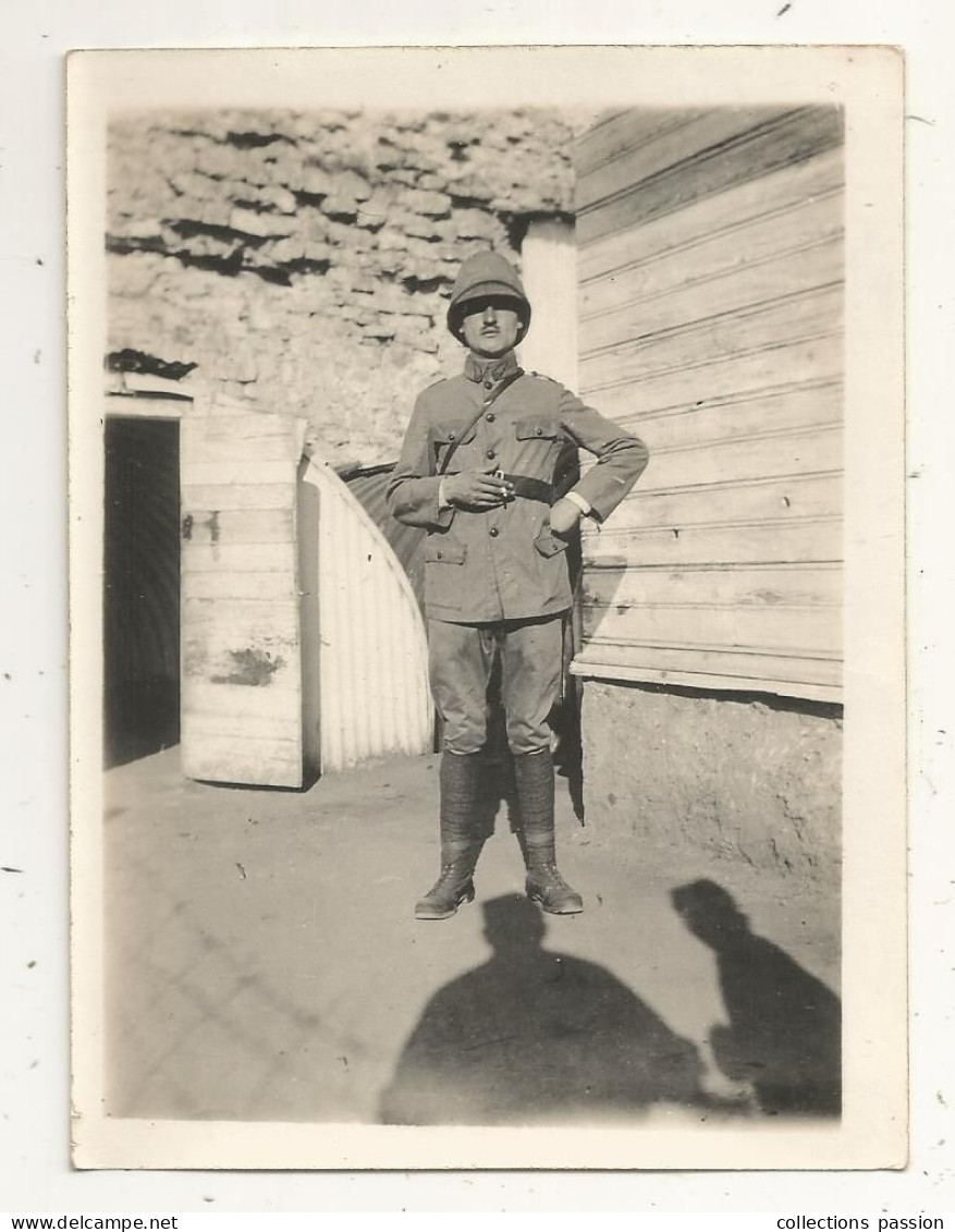 Photographie, 115 X 85 Mm, Souvenir De Turquie, 1922, Militaria, Militaires, Maréchal Des Logis - Guerra, Militari