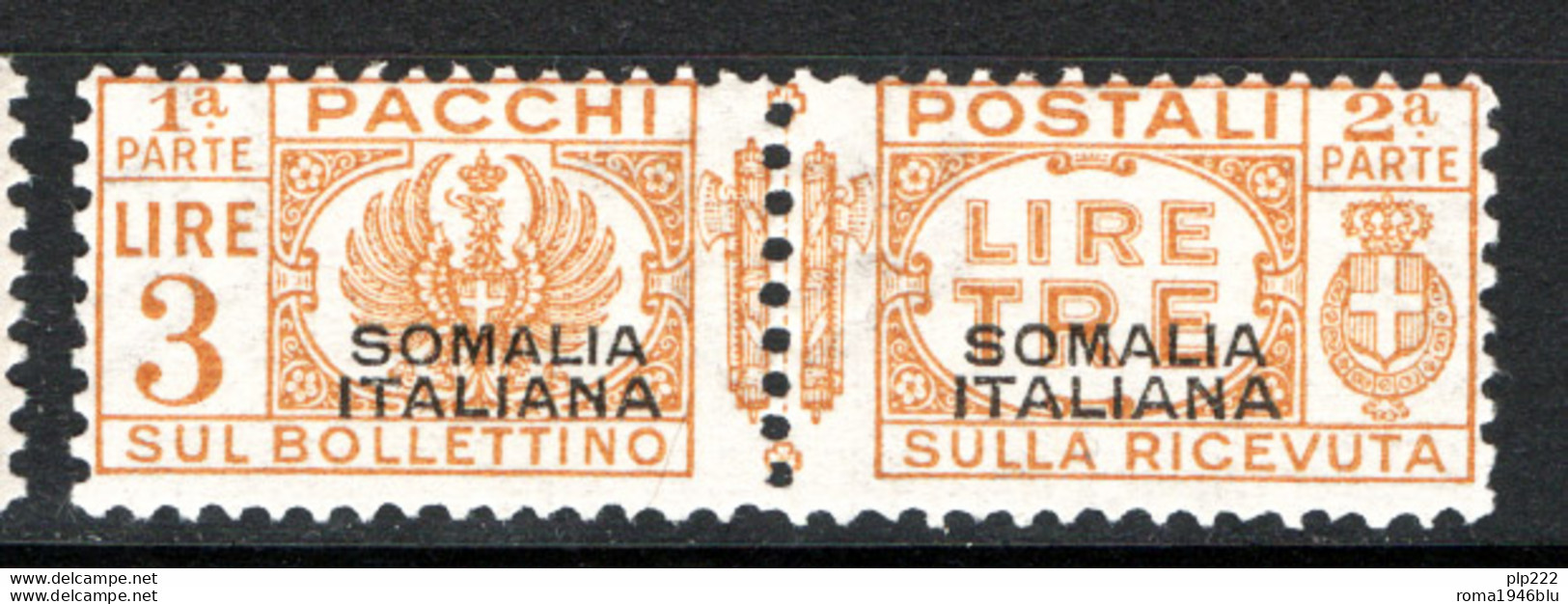Somalia 1928 Pacchi Postali Sass.PP62 */MH VF/F - Somalia