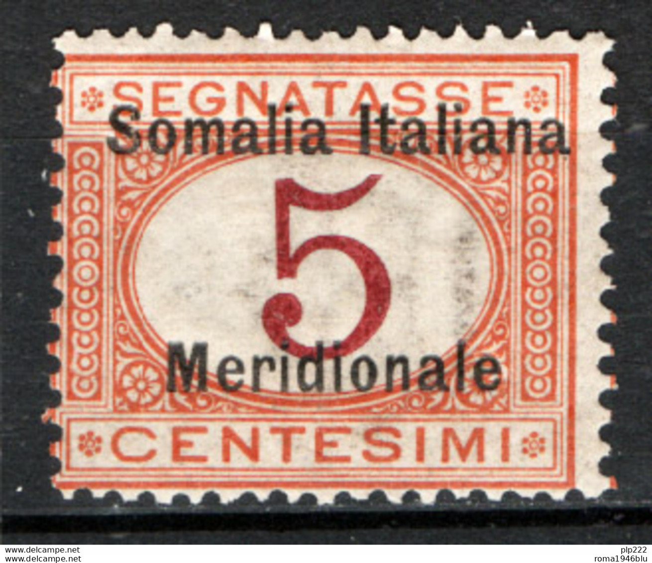 Somalia 1906 Segnatasse Sass.S1 **/MNH VF/F - Somalia