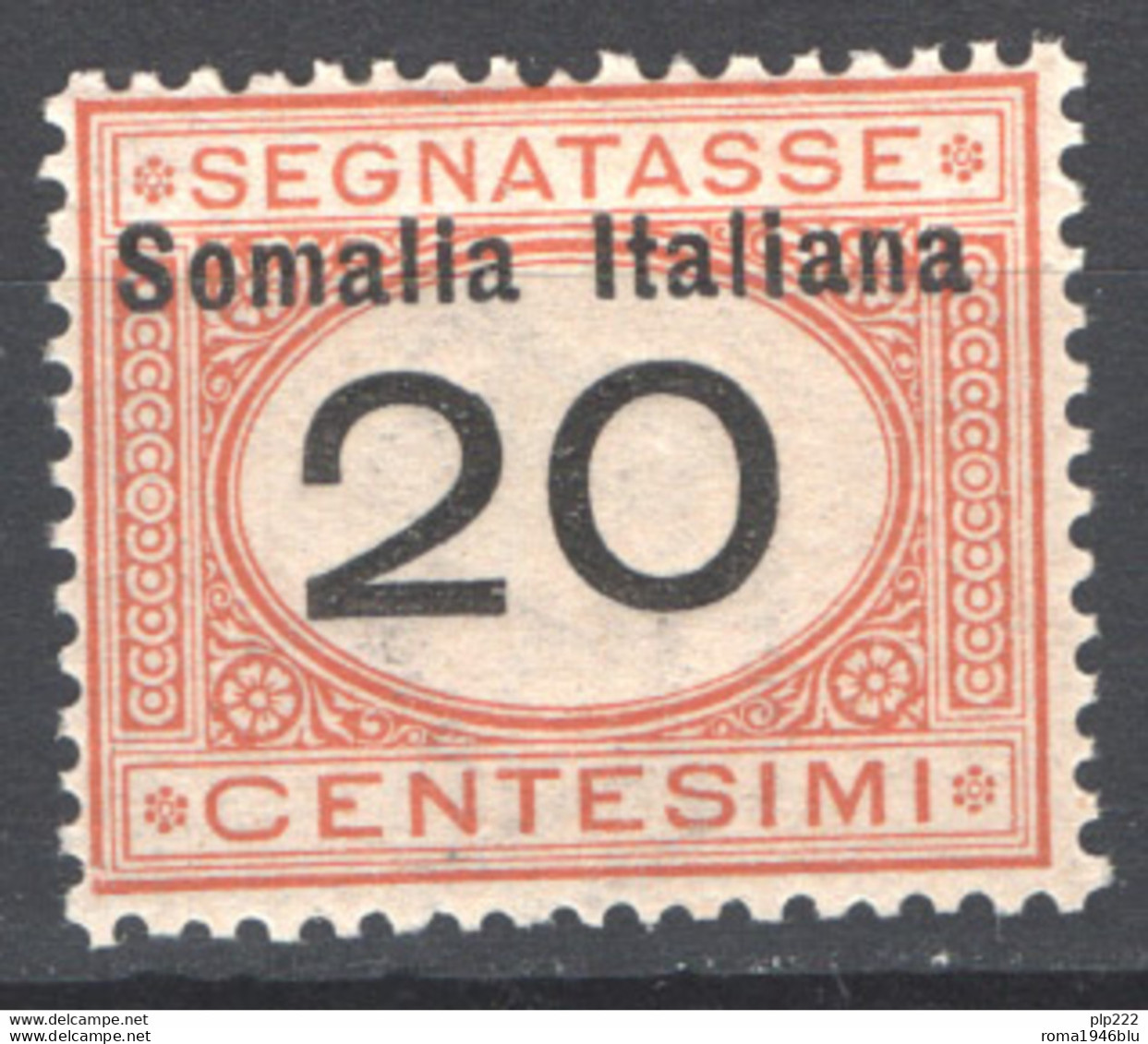 Somalia 1926 Segnatasse Sass.S43 */MH VF/F - Somalië