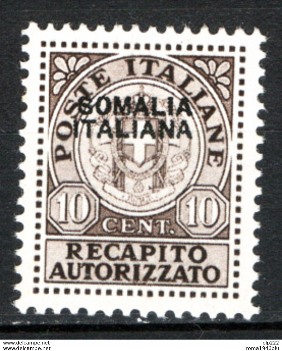 Somalia 1939 Recapito Sass.Rec.1 **/MNH VF/F - Somalia