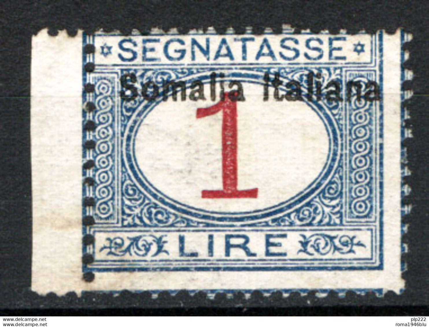 Somalia 1909 Segnatasse Sass.S19 */MH VF/F - Somalia