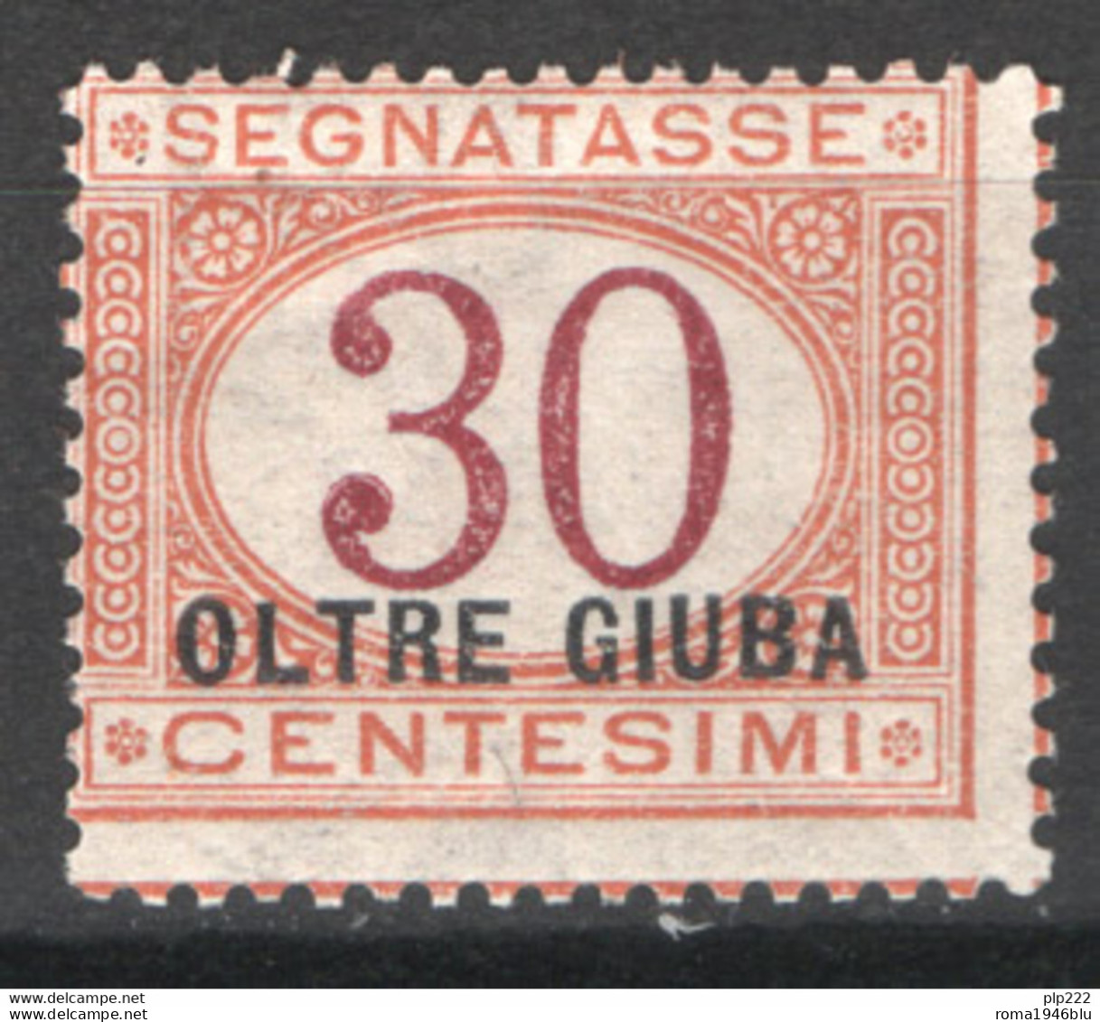 Oltre Giuba 1925 Segnatasse Sass.S4 */MH VF/F - Oltre Giuba