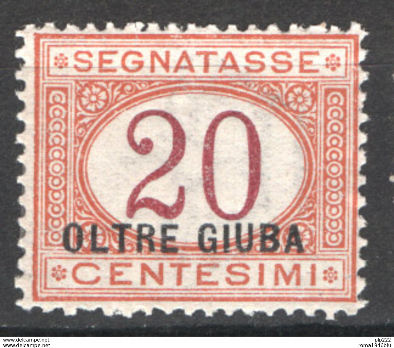 Oltre Giuba 1925 Segnatasse Sass.S3 */MH VF/F - Oltre Giuba