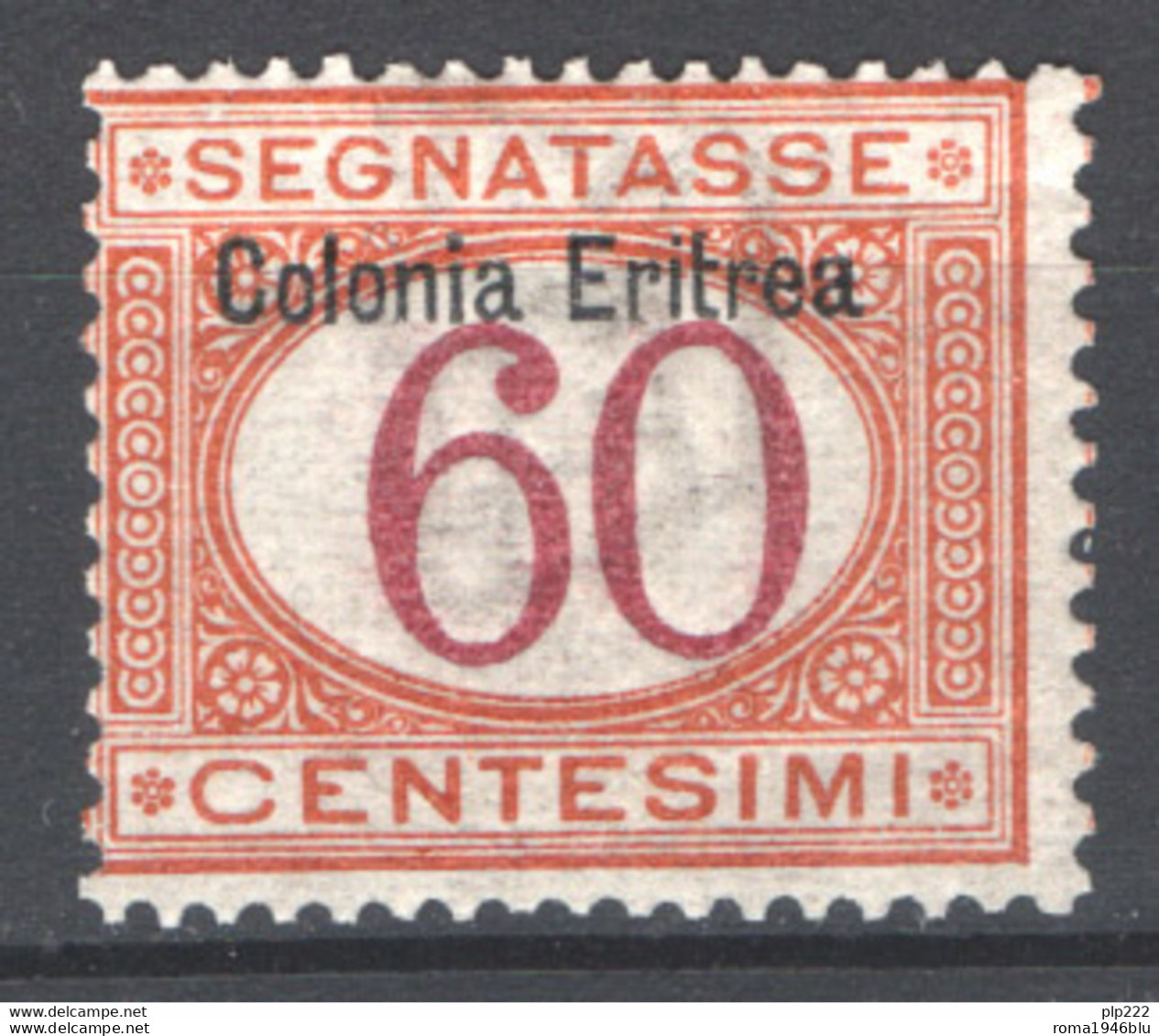 Eritrea 1903 Segnatasse Sass.S7 **/MNH VF/F - Eritrea