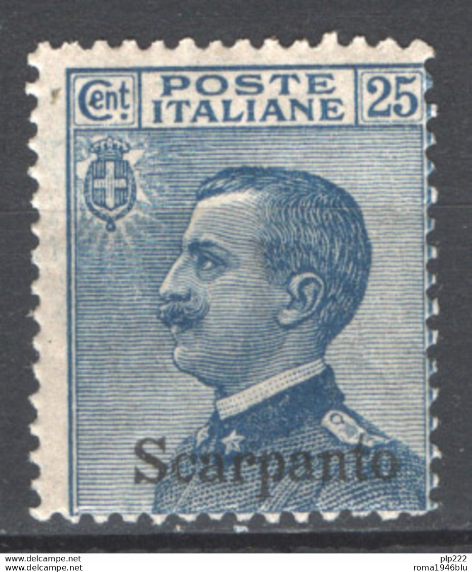 Egeo Scarpanto 1922 Sass.5 **/MNH VF/F - Ägäis (Scarpanto)