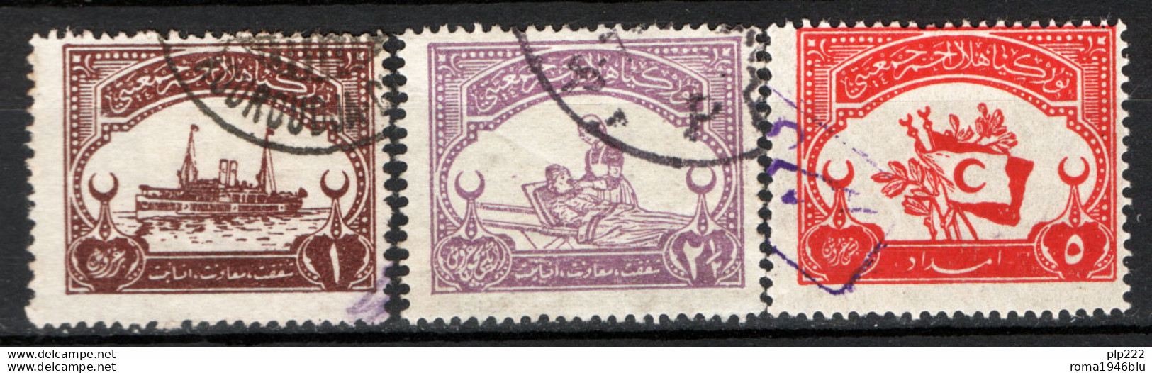 Turchia 1923 Beneficienza Unif.13/15 O/Used VF/F - Wohlfahrtsmarken