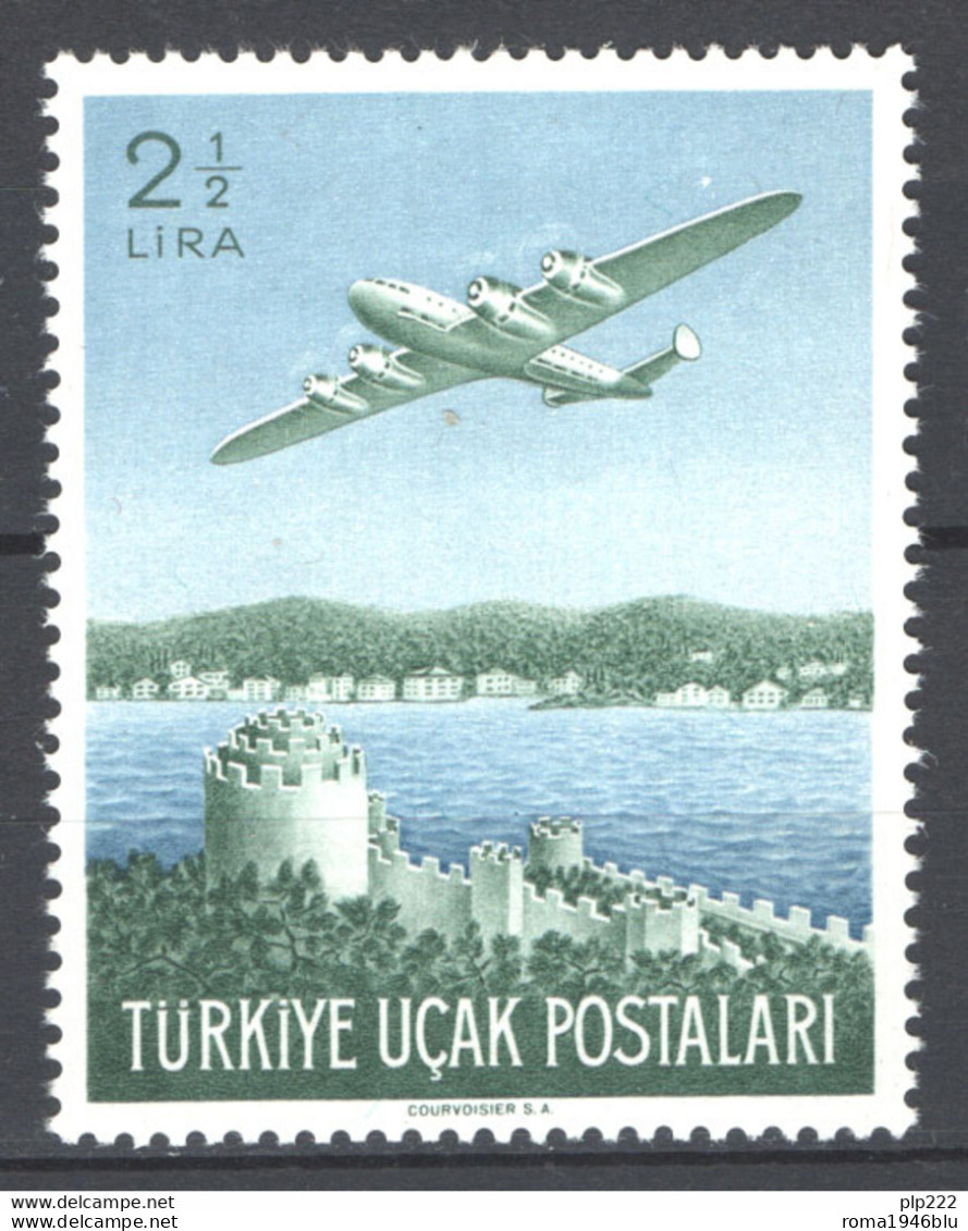 Turchia 1950 Posta Aerea Unif.A18 **/MNH VF/F - Airmail