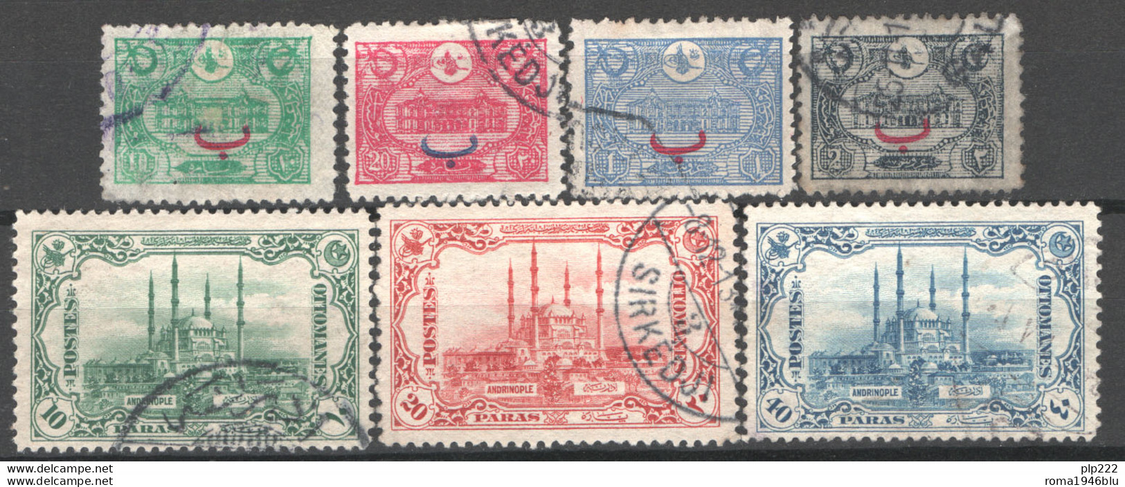 Turchia 1913 Unif.170/76 O/Used VF/F - Usados