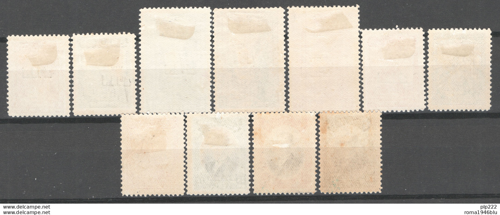 Turchia 1927 Unif.709/19 */MH VF/F - Unused Stamps
