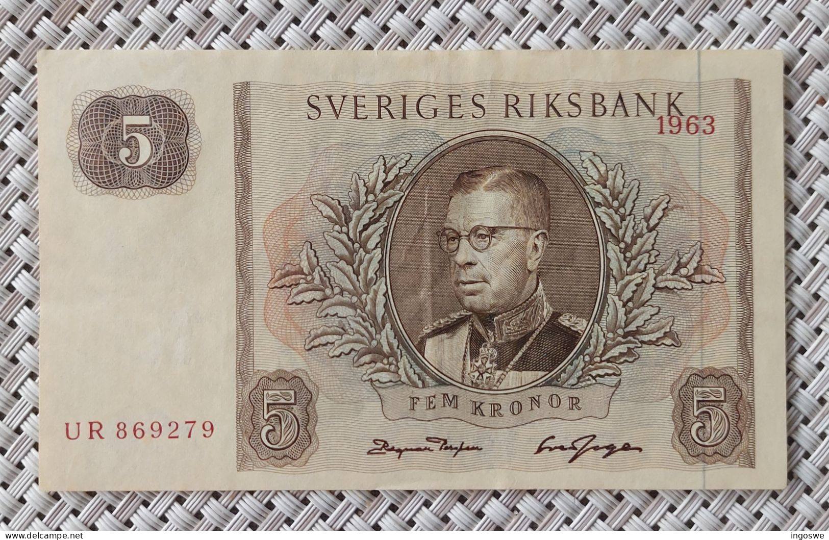Sweden - Schweden - Suede 5 Kronor 1963 - UR869279 - Sweden