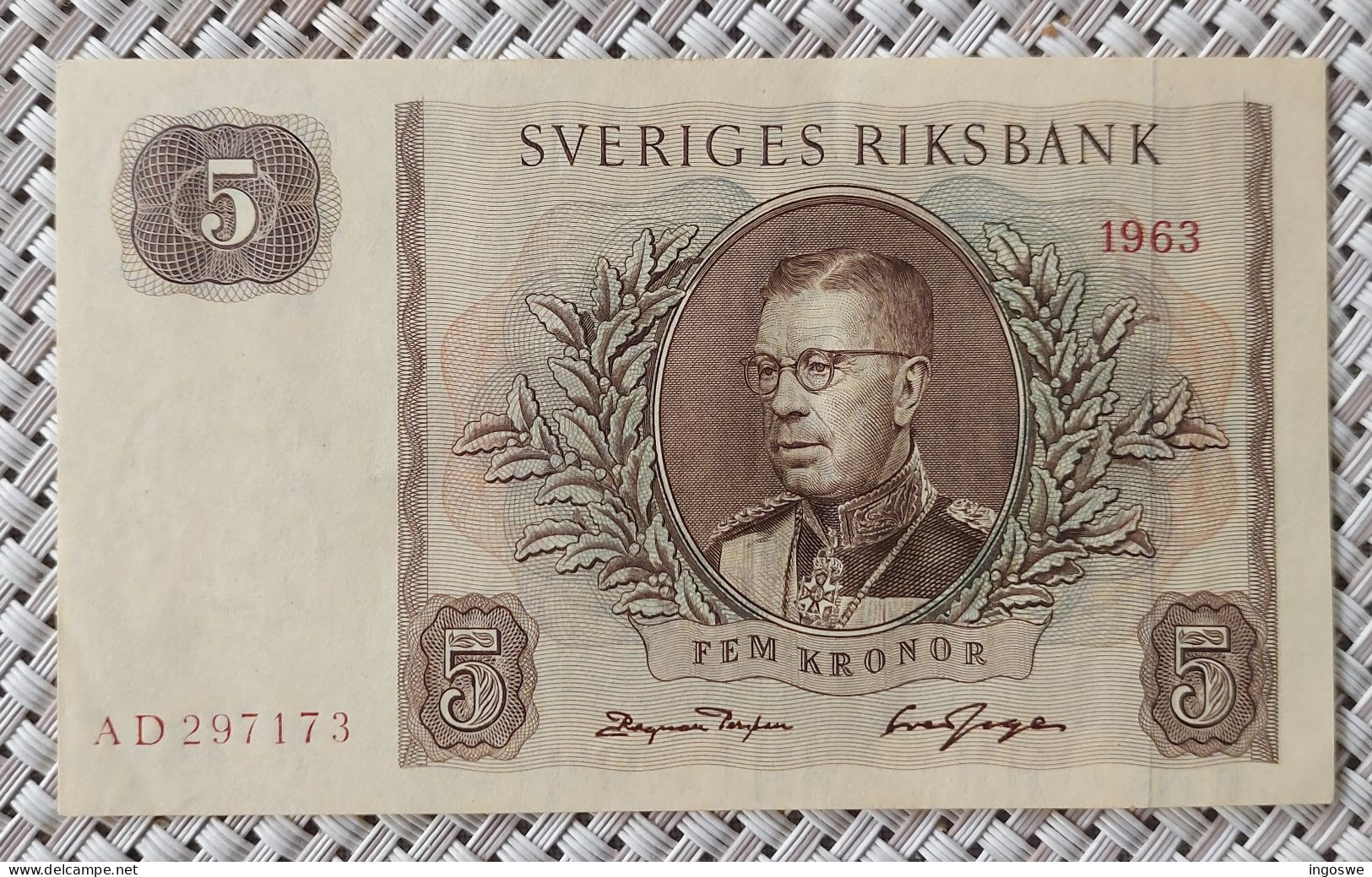 Sweden - Schweden - Suede 5 Kronor 1963 - AD297173 - Sweden