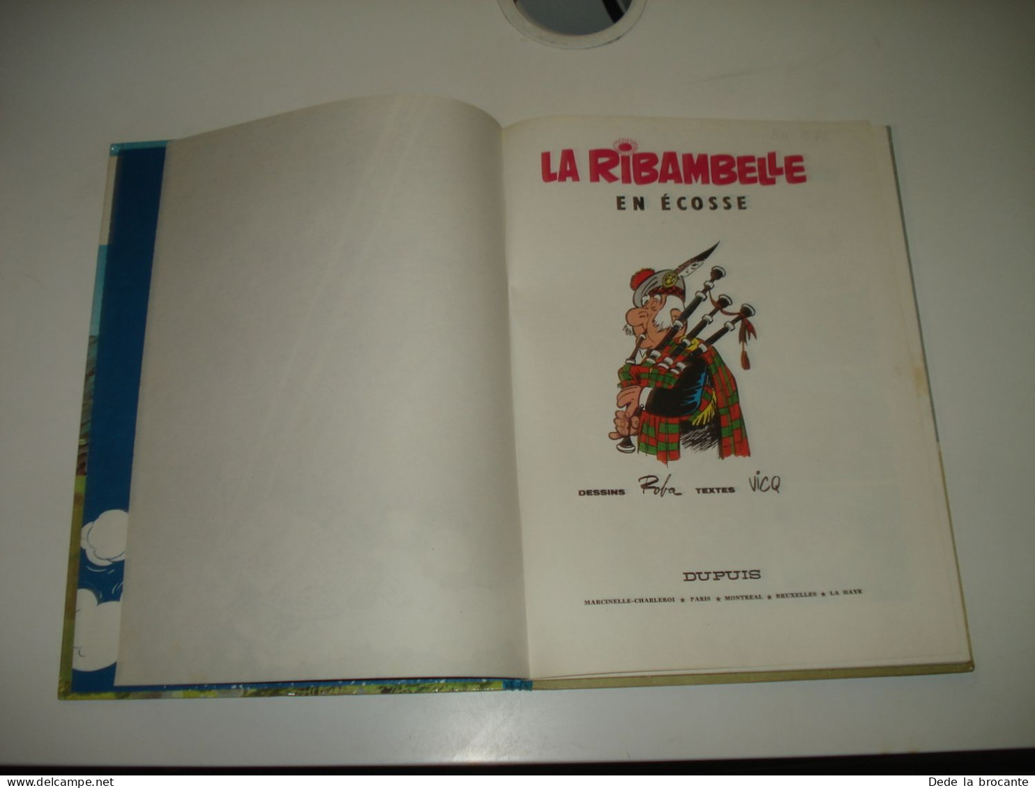 C48 ( 1 )/ La Ribambelle  " En Ecosse " - Roba Et Vicq - EO De 1966 - Petit Prix - Ribambelle, La