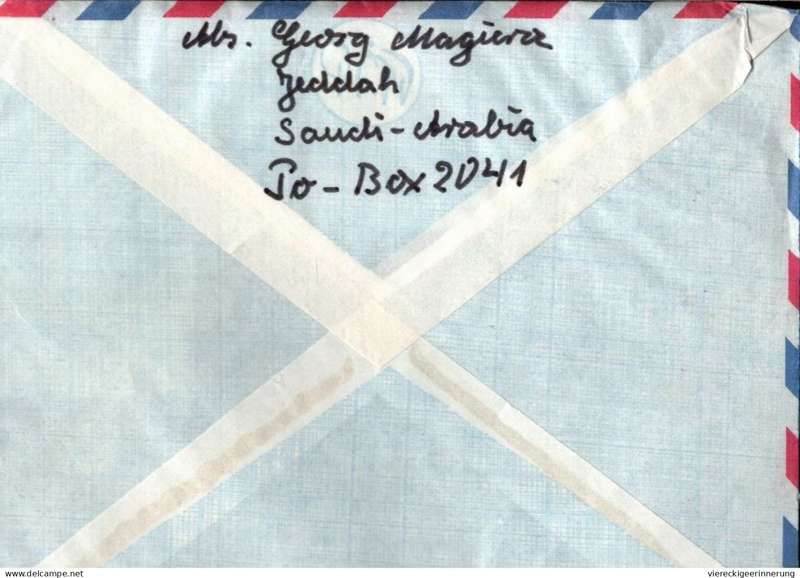 ! Luftpostbrief, Airmail Cover, 1967 Aus Jeddah, Saudi Arabia, Boyscout Stamps - Saudi Arabia