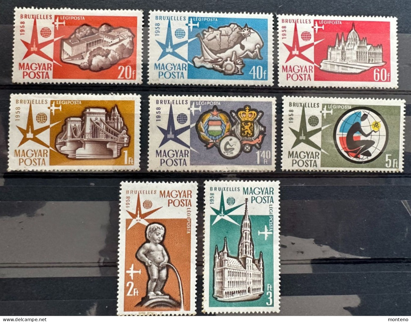 Hongrie 1958   Y Et T 198/205  * - Unused Stamps