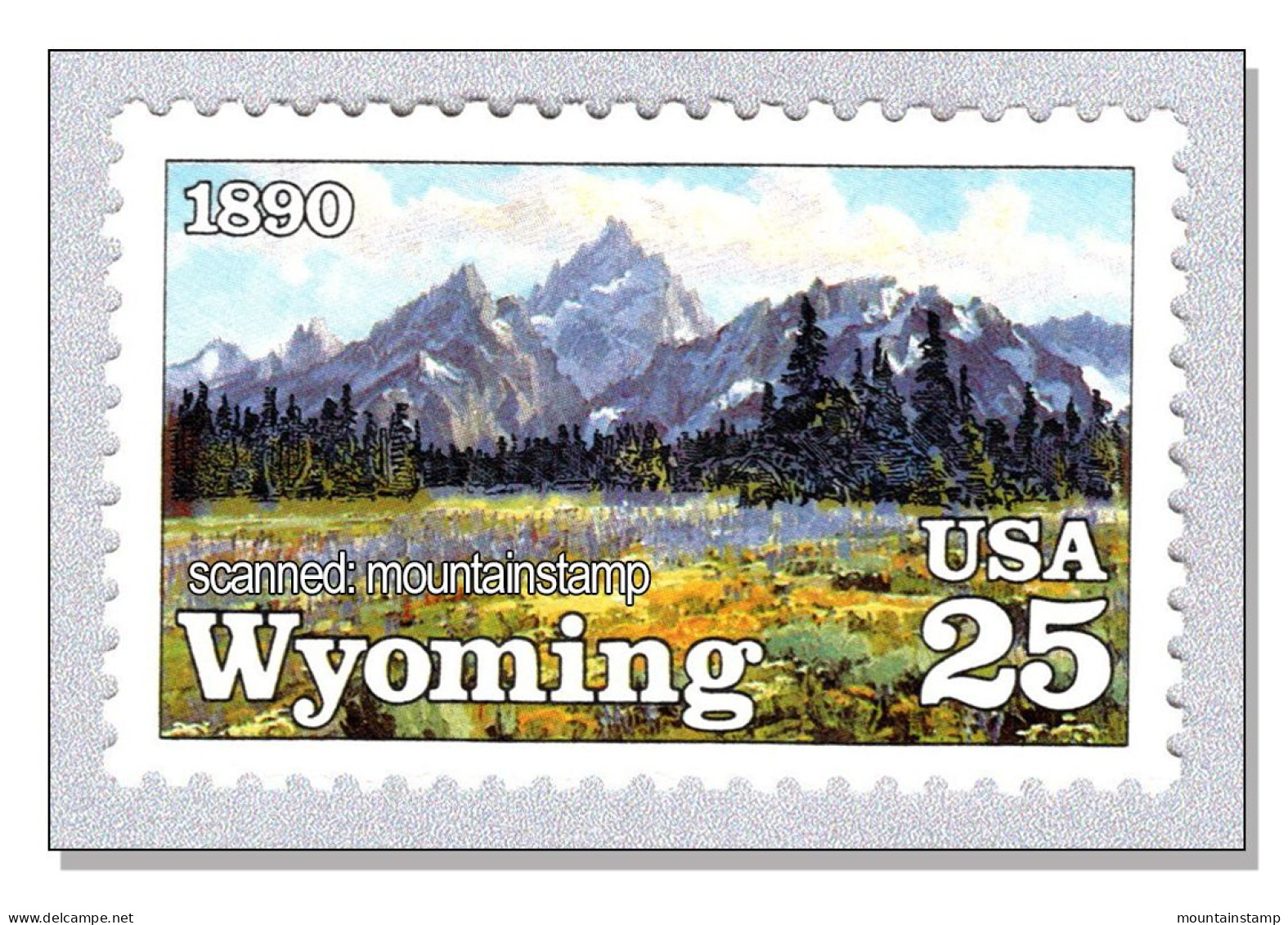 USA 1990 Grand Teton Range 100 Years Wyoming Mountains Berge Montagnes Montagne MNH ** - Ungebraucht