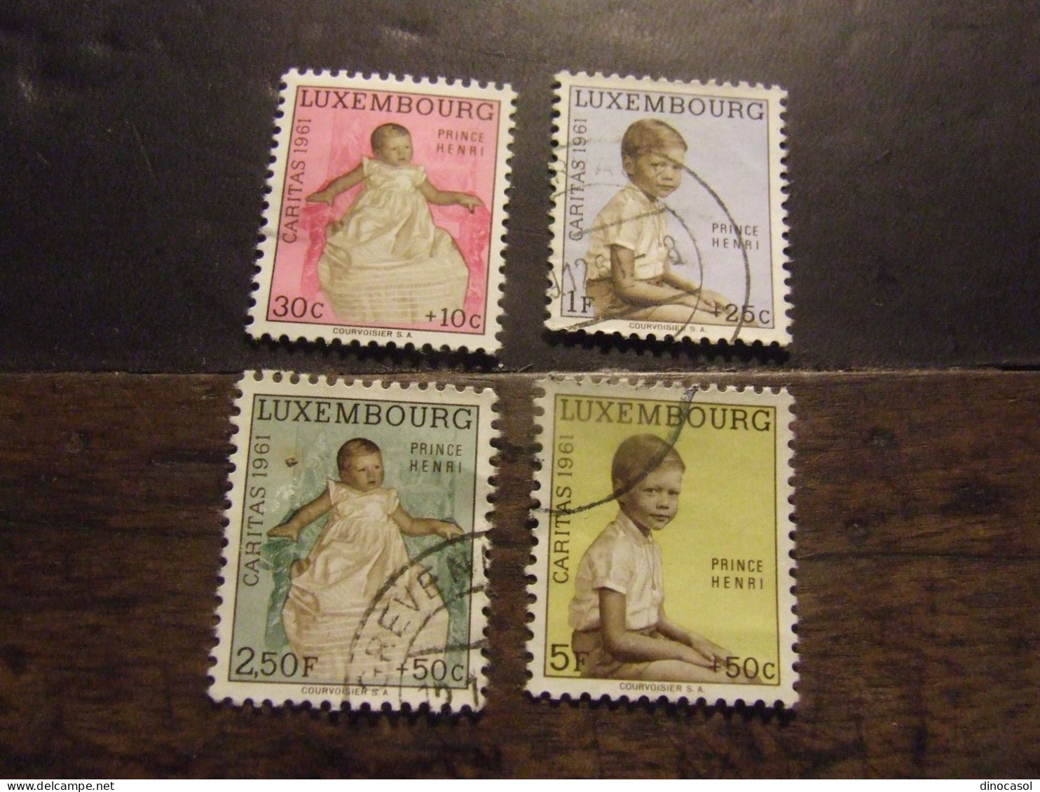 LUSSEMBURGO 1961 CARITAS USATO - Used Stamps