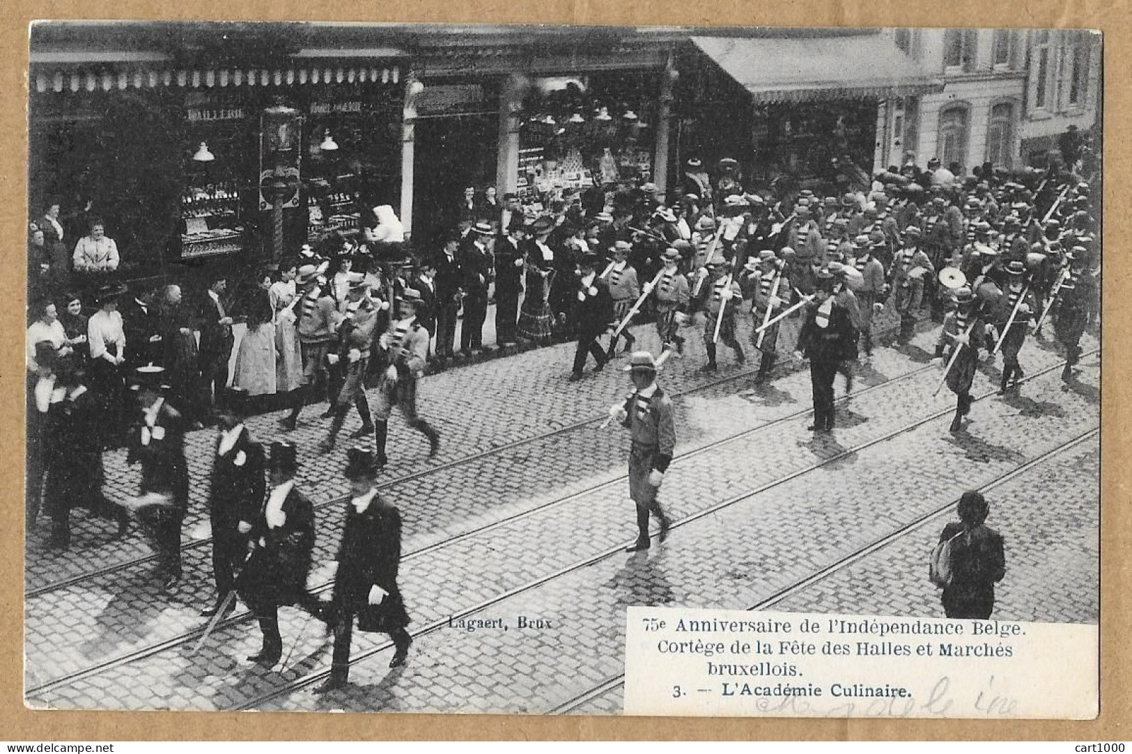 Bruxelle Brussel 75° Anniversaire De L'Indipendance Belge 1905 N°G348 - Fêtes, événements