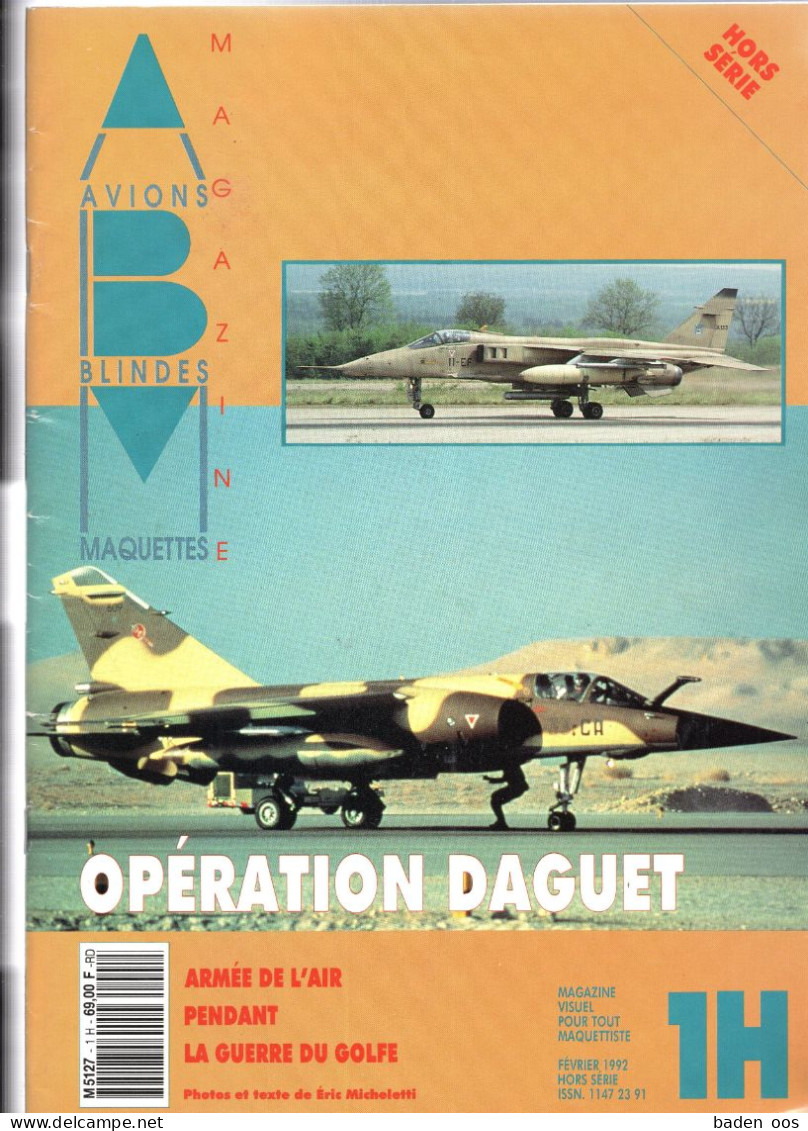 Avions Blindès Maquette Magazine Hors Série 02/82  - Opération Daguet - Modelbouw