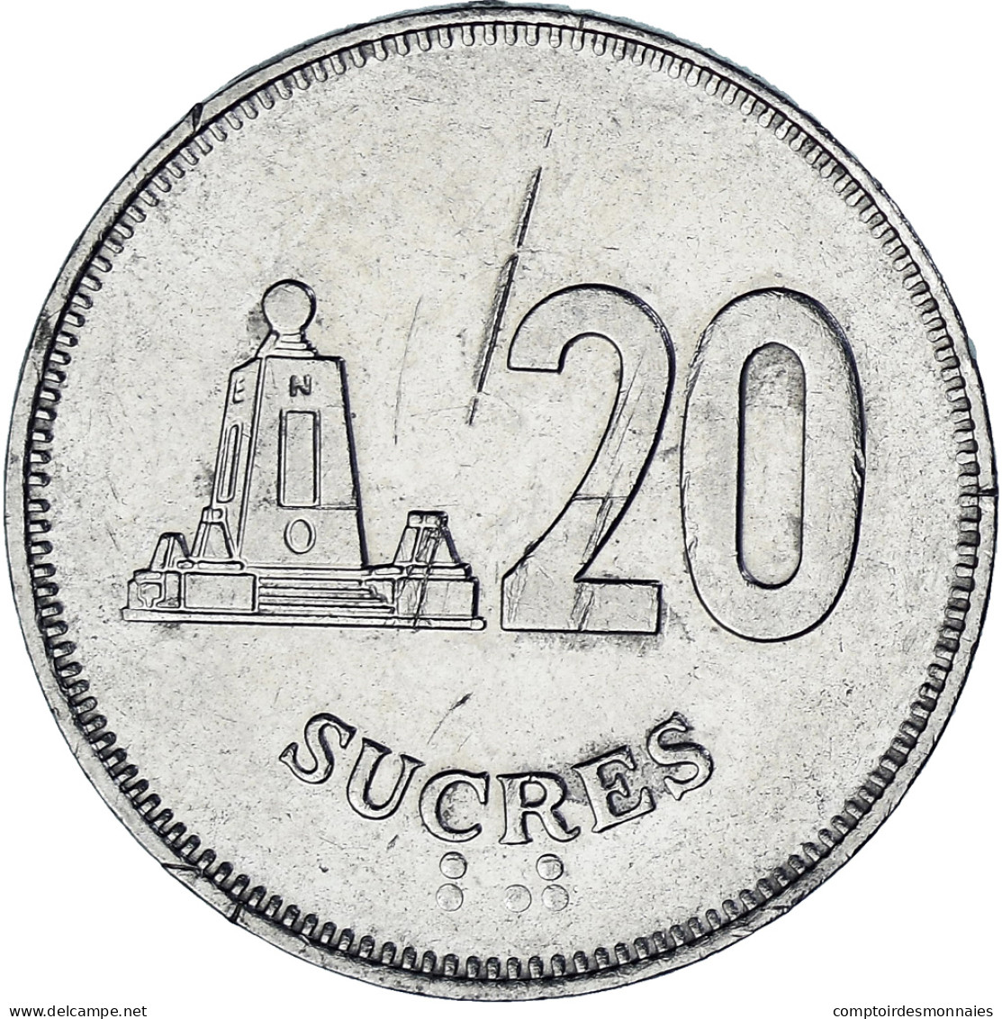 Équateur, 20 Sucres, 1991 - Ecuador