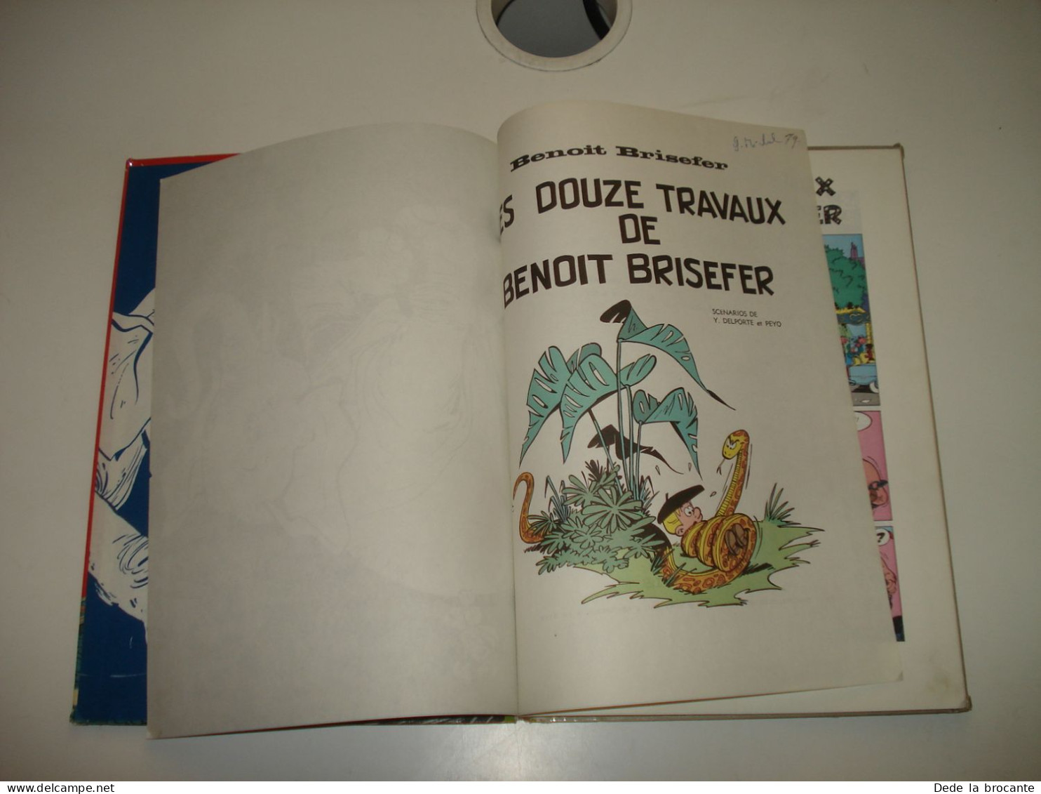 C48 / Benoit Brisefer  " Les Douze Travaux De B .. " Par Peyo - E.O 1968 - Benoît Brisefer