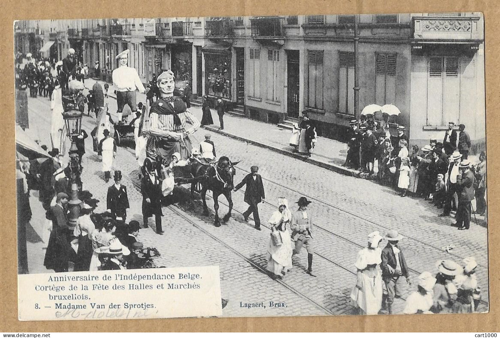 Bruxelles Brussel 75° Anniversaire De L'Indipendance Belge 1905 N°G350 - Fêtes, événements