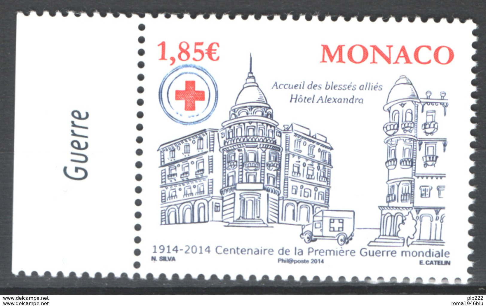 Monaco 2014 Unif.2957 **/MNH VF - Unused Stamps