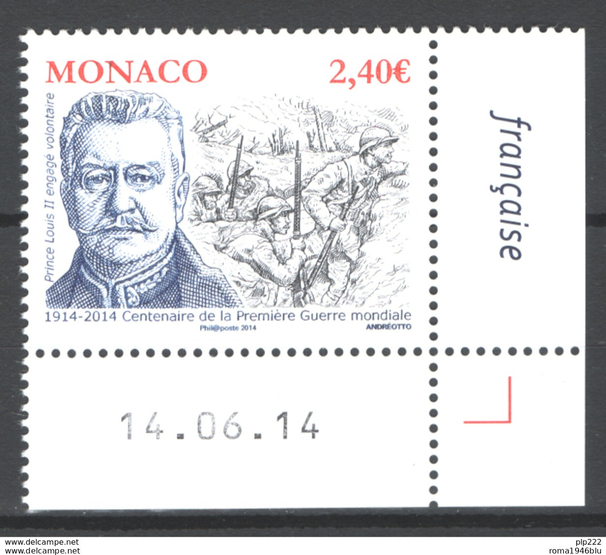 Monaco 2014 Unif.2958 **/MNH VF - Nuovi