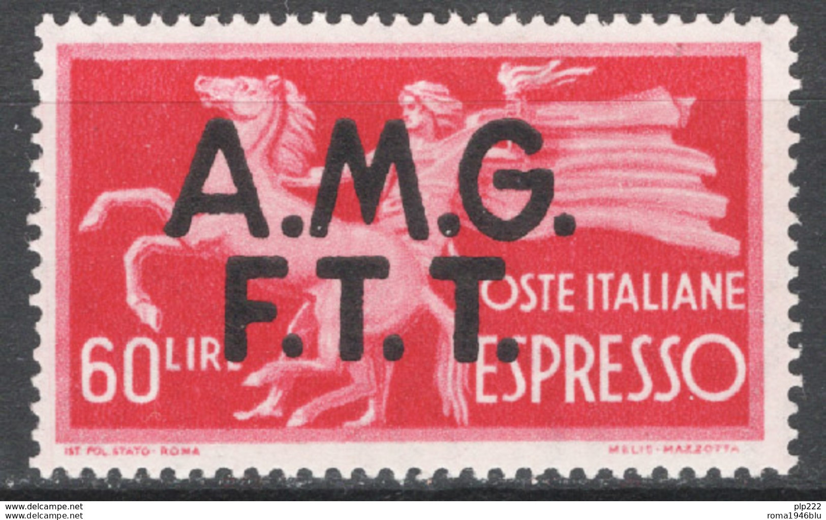 Trieste A 1947 Sass.Ex4 */MVLH VF/F - Express Mail