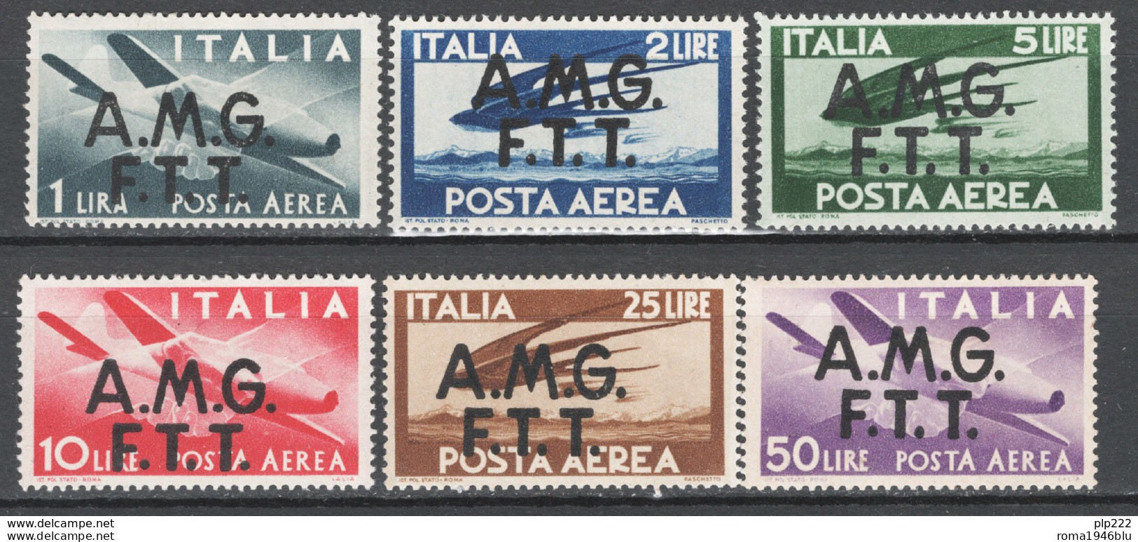 Trieste A 1947 Democratica  Sass.A 1/6 **/MNH VF/F - Airmail