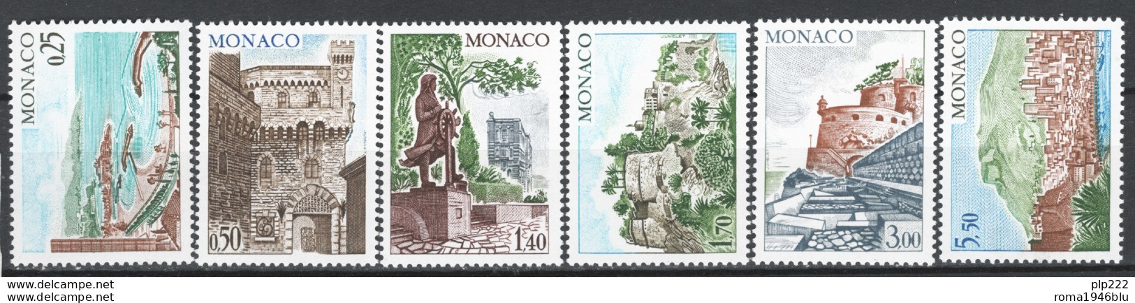 Monaco 1974 Unif.986/91 **/MNH VF - Ongebruikt