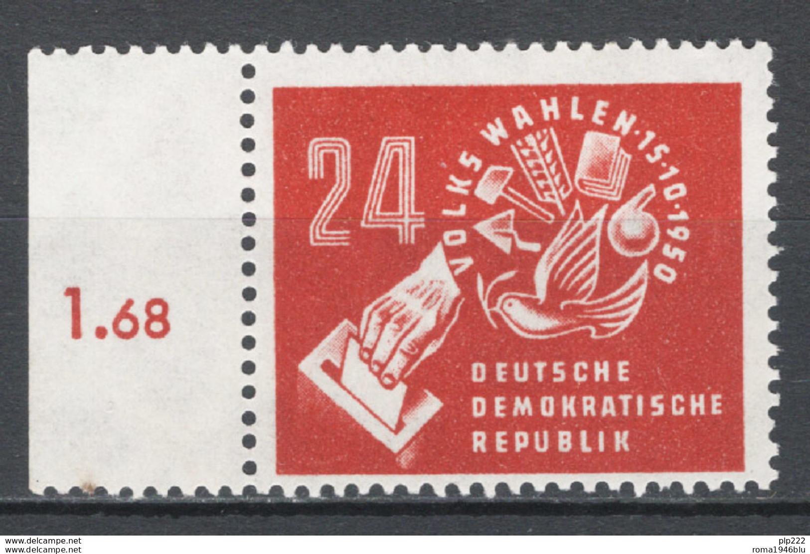 Germania Democratica1950 Unif.275 **/MNH VF - Unused Stamps