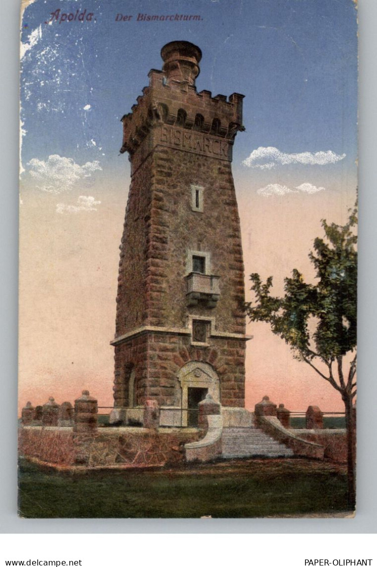 0-5320 APOLDA, Bismarckturm, 1917 - Apolda