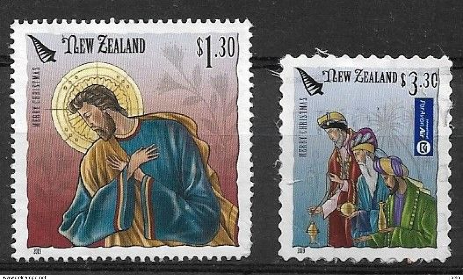 NEW ZEALAND 2019 XMAS PAIR - Usati