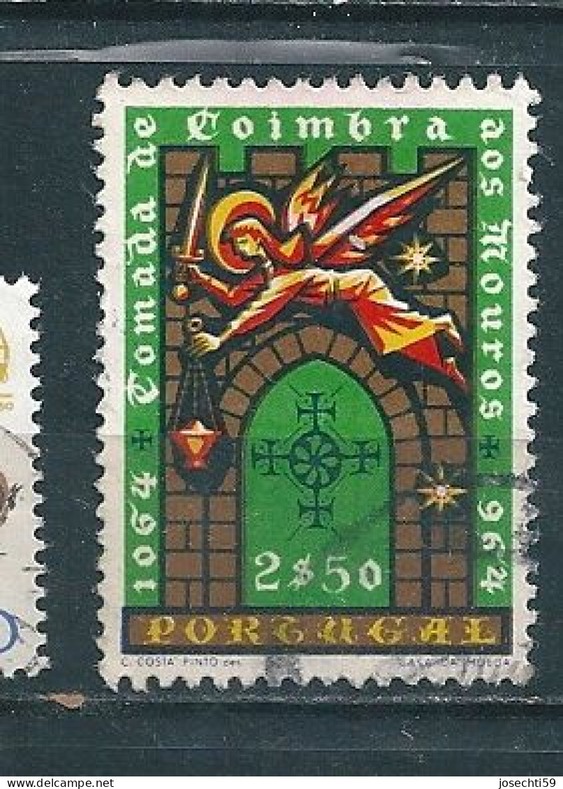 N° 961 Centenaire De La Reprise De Coimbra  Oblitéré Timbre Portugal 1965 - Oblitérés