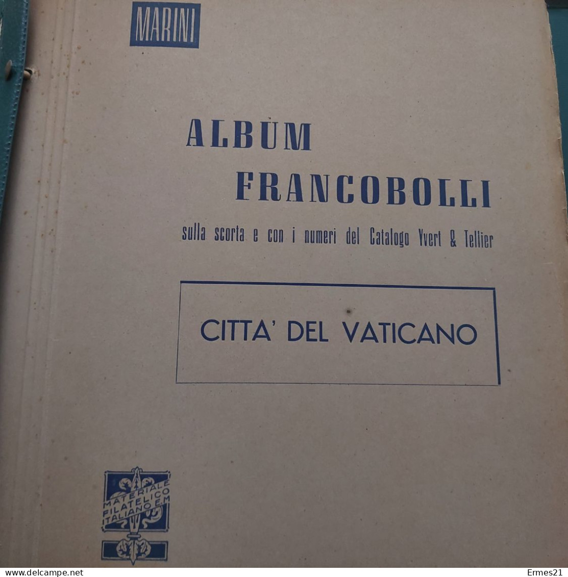 Poste Vaticane 1958-1969. Album Marini Completo. Condizioni Ottime. - Colecciones