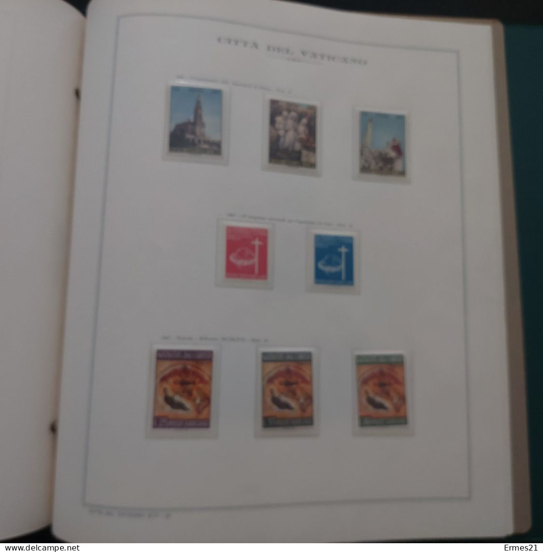 Poste Vaticane 1958-1969. Album Marini completo. Condizioni ottime.