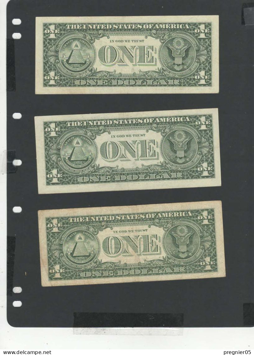 USA - LOT 3 Billets 1 Dollar 1999 TTB-SUP/VF-XF P.504 - Billetes De La Reserva Federal (1928-...)