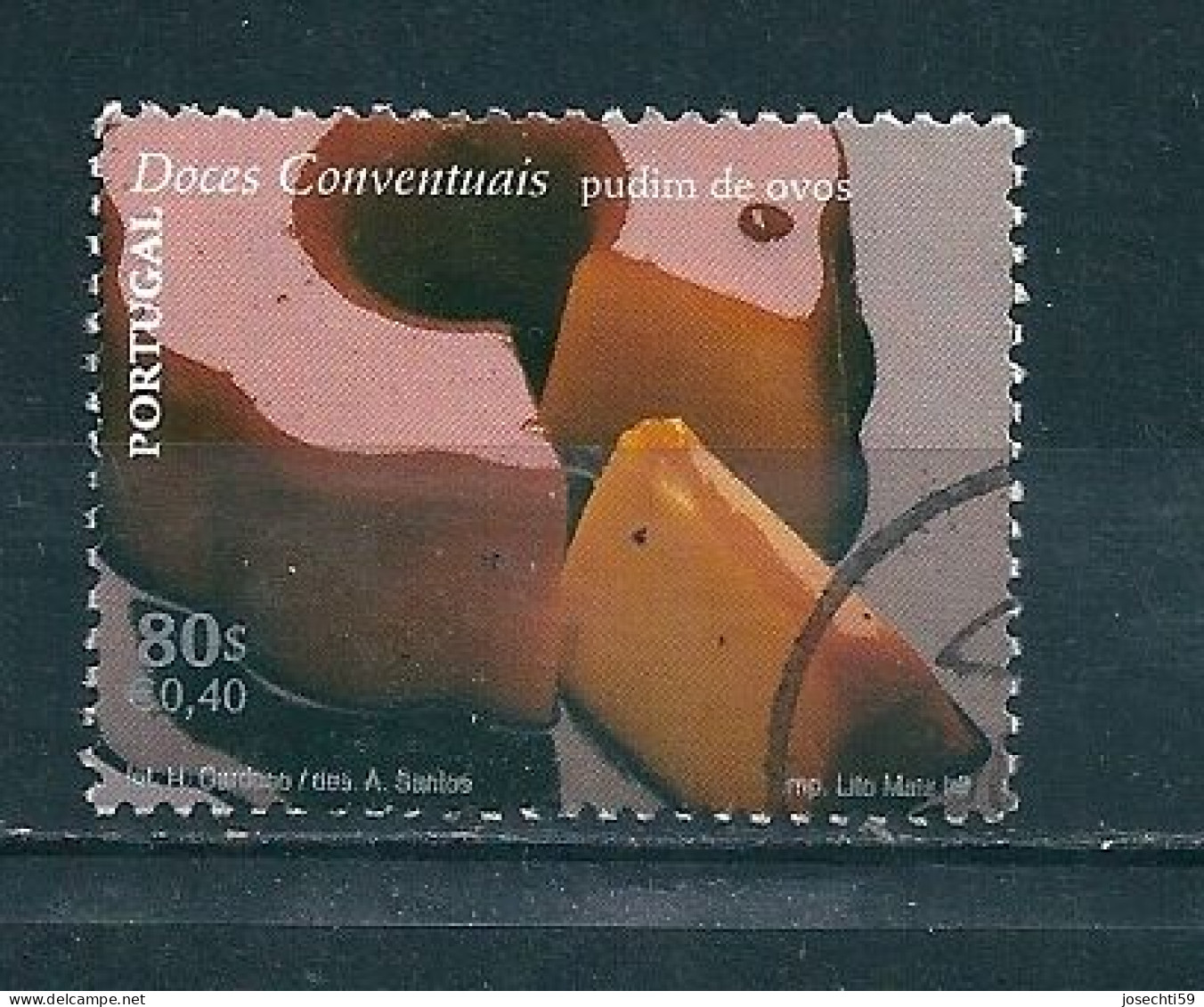 N° 2347 Pouding D'oeufs  Timbre Portugal Oblitéré 1986 - Used Stamps