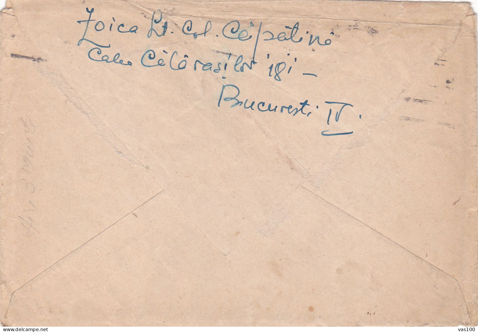 ROMANIA , 1945, WWII CENSORED,  ENVELOPE SENDED TO BATTLEFIELD - Lettres 2ème Guerre Mondiale