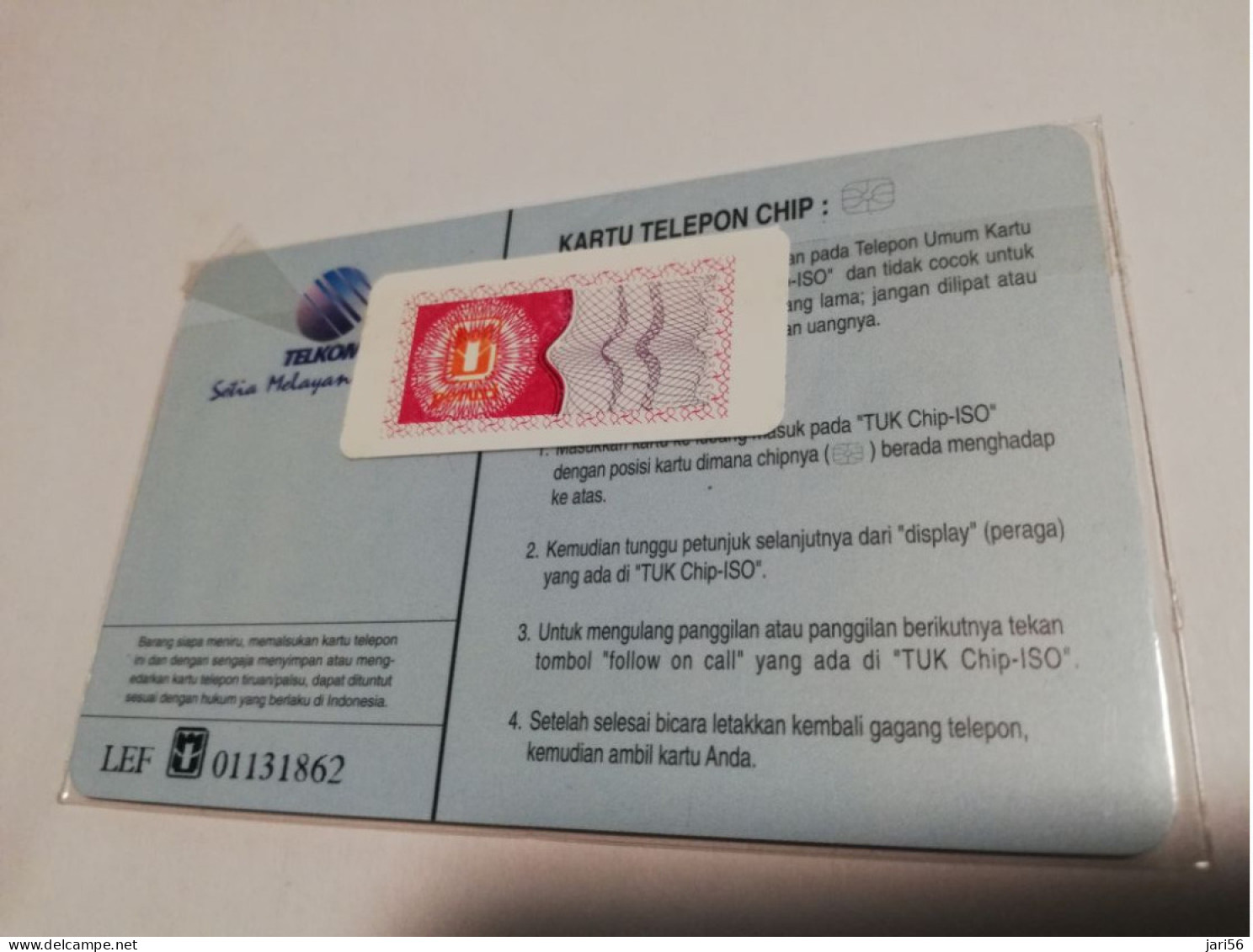 INDONESIA CHIPCARD 100  UNITS    INDONESIA CHIPCARD 100 UNITS LADY DIANA PRINCESS OFF WALES  MINT !!!  **15553 ** - Indonesia