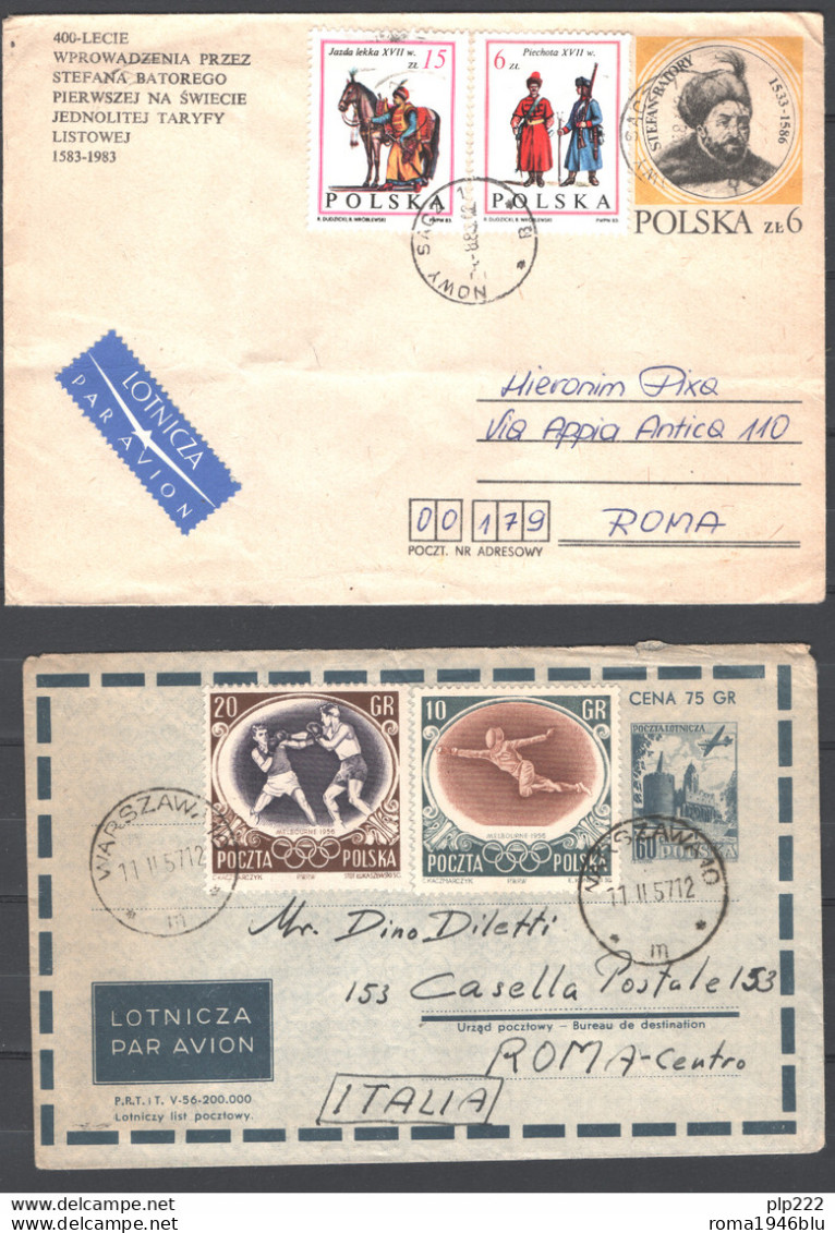 Polonia 2 Postal Documents VF/F - Stamped Stationery