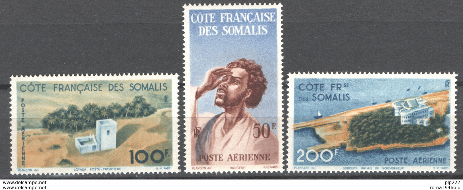 Costa Dei Somali Francese 1947 Y.T.A20/22 **/MNH VF/F - Unused Stamps