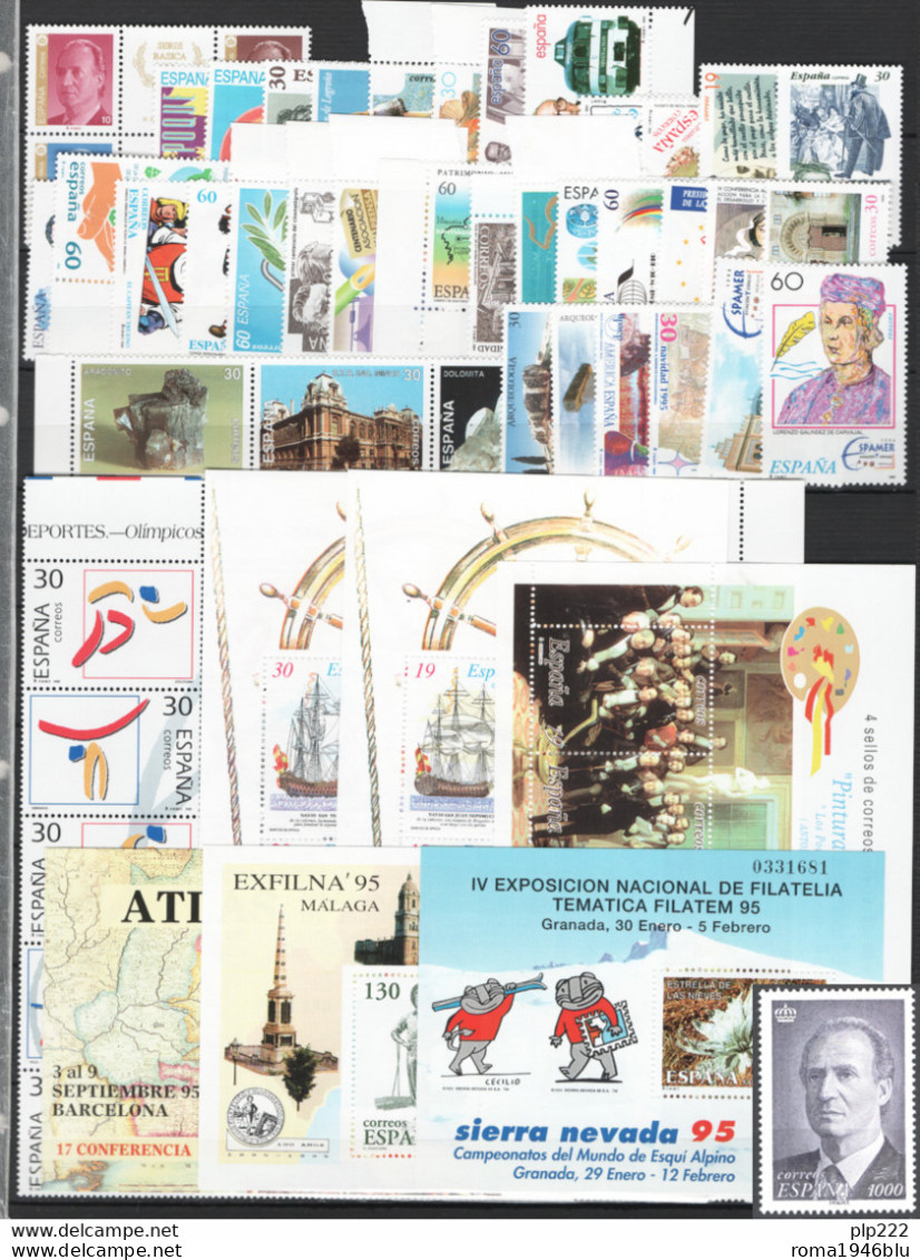 Spagna 1995 Annata Completa / Complete Year Set **/MNH VF - Full Years