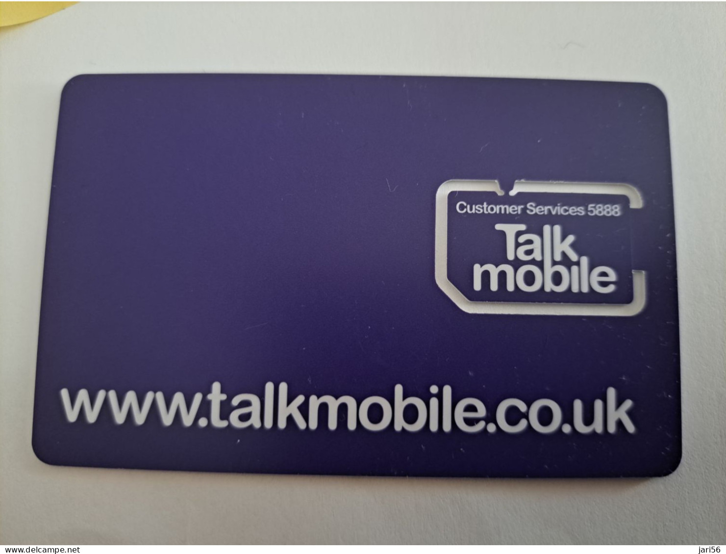 UNITED KINGDOM /  GSM /  SIM CARD /  PROVIDER ; TALK MOBILE       /   MINT  CARD  ** 15554** - Collections